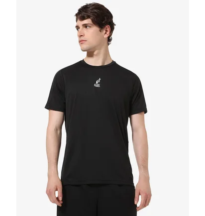 Футболка мужская AUSTRALIAN Padel Basic Ace T-Shirt Black PAUTS0011-003