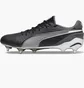 Бутсы унисекс Puma King Ultimate Mxsg Black/Grey 107866-01
