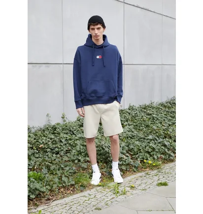 Худи мужское Tommy Jeans Tommy Badge Blue DM0DM10904-C87