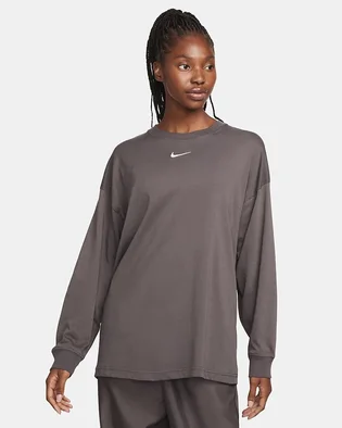 Лонгслів жіночий Nike T-Shirt Sportswear Brown HF0989-254