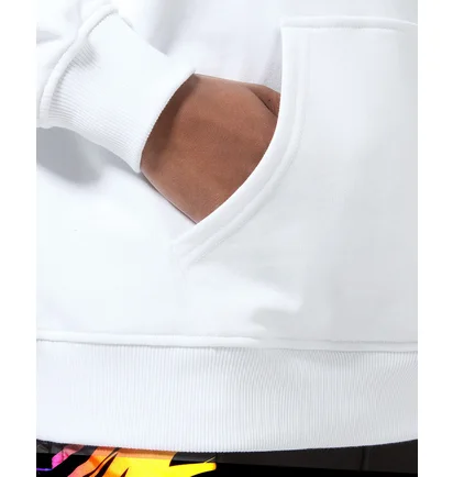 Худи мужское AUSTRALIAN Hoodie Fleece Mixing Chaos White HCUFE0059-002