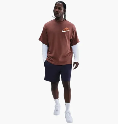 Футболка чоловіча Nike Solo Swoosh MenS T-Shirt Brown IH4294-218