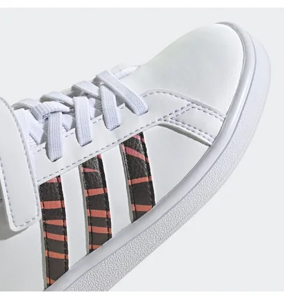 Кросівки дитячі Adidas Grand Court Tiger-Print Shoes White Gz1075