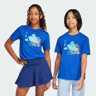 Футболка детская Adidas Camo Training Graphic Blue JI9094