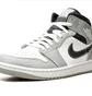 Кроссовки мужские Air Jordan 1 Mid White/Grey 554724-078