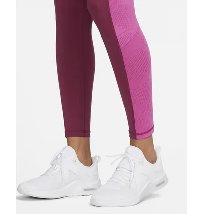 Леггинсы женские Nike Pro WomenS High-Waisted 7/8 Training Leggings With Pockets Bordo DX0063-653