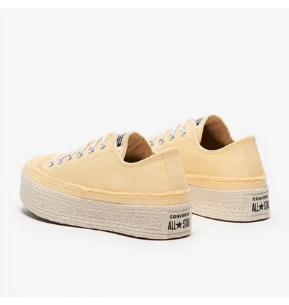 Кеди жіночі Converse Chuck Taylor All Star Espadrille Platform Beige 570772C