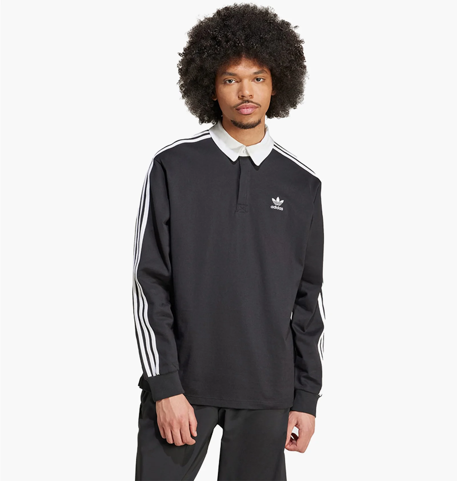 ᐉ Кофта чоловіча Adidas Adicolor Rugby Polo Black IZ4806