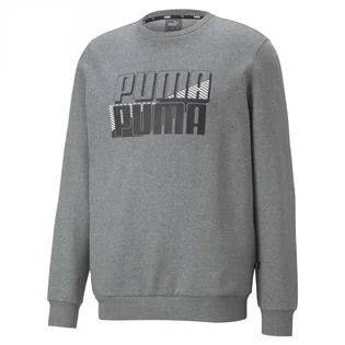 Свитшот мужской Puma Power Logo Crew Fl Medium Grey 849791-03