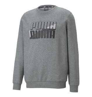 Світшот чоловічий Puma Power Logo Crew Fl Medium Grey 849791-03