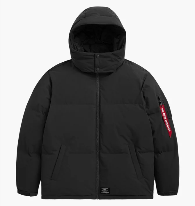 Пуховик мужской Alpha Industries Puffer Parka Black MJP55501C1-001