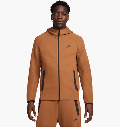 Толстовка мужская Nike Tech Fleece Brown FB7921-281