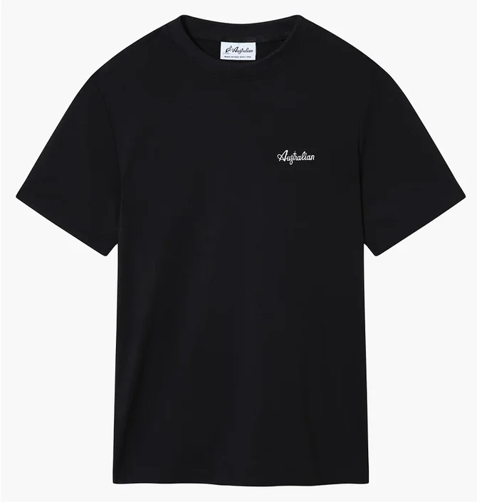 Футболка мужская AUSTRALIAN Easy Tech Pique T-Shirt R-Fit Black LSUTS0003-003