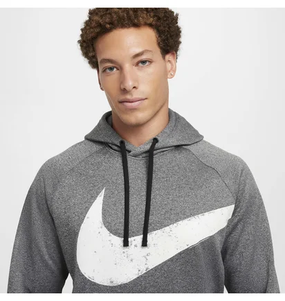 Худи мужское Nike Therma-Fit Pullover Fitness Grey FZ1072-010
