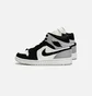Кроссовки женские Air Jordan 1 Retro Mid Se Light Steel Black/White DV0427-100