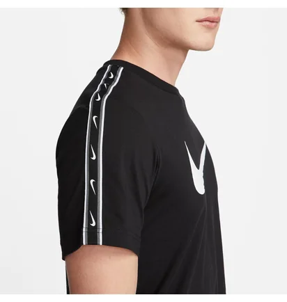 Футболка мужская Nike M Nsw Repeat Sw Ss Tee Black DX2032-011