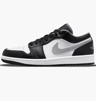 Кроссовки мужские Air Jordan 1 Low Black/White 553558-040