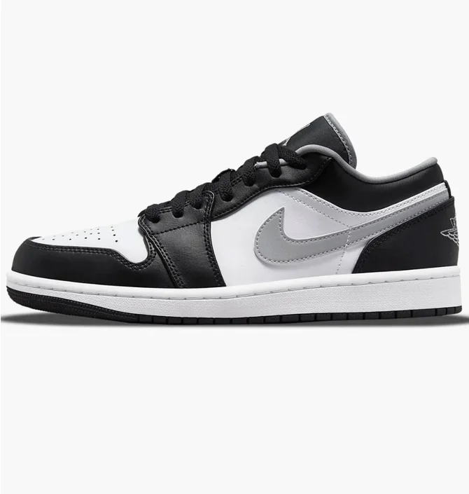 ᐉ Кроссовки мужские Air Jordan 1 Low Black/White 553558-040
