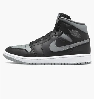 Кроссовки женские Nike Air Jordan 1 Mid Black Bq6472-007