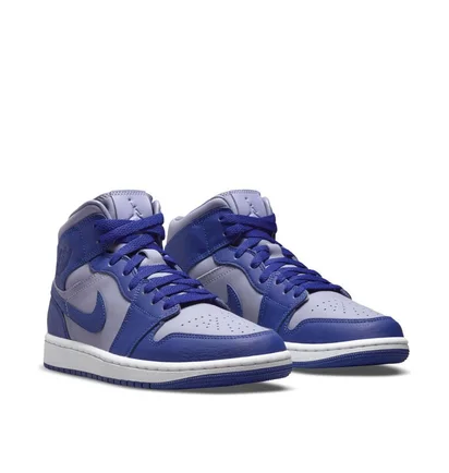 Кроссовки женские Nike 1 Mid Iron Purple Deep Royal Blue DH7821-500