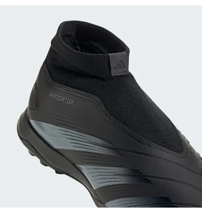 Сороконожки унисекс Adidas Predator 24 League Laceless Turf Boots Black IG7716