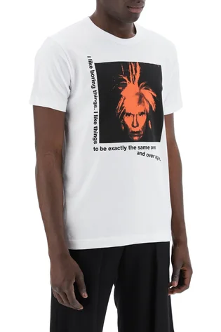 Футболка мужская Comme des Garcons White FM-T006-S24