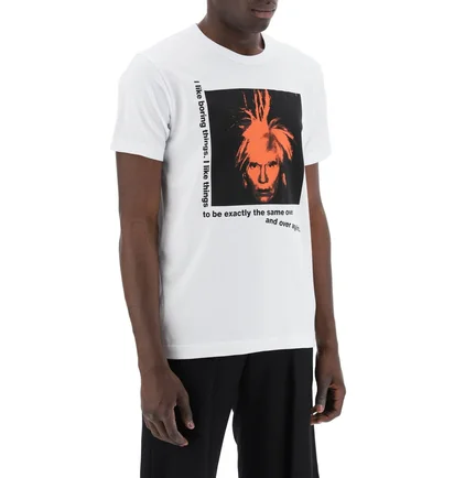 Футболка мужская Comme des Garcons White FM-T006-S24