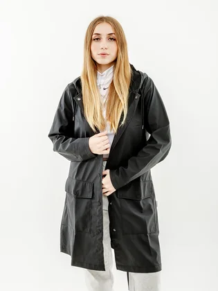 Пальто унисекс Rains Jackets Black 1206-BLACK