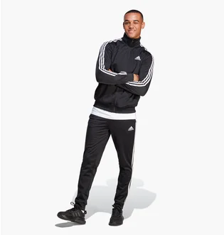 Спортивный костюм мужской Adidas Sportswear Basic 3-Stripes Tricot Track Suit Set Black Ic6747