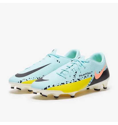Бутси чоловічі Nike Phantom Gt Academy Fg / Mg Light Blue/Yellow DA4433-407