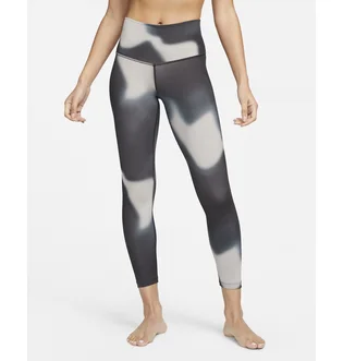 Леггинсы женские Nike Womens 7/8 High-Rise Printed Leggings Black/White Dm7015-070