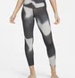Леггинсы женские Nike Womens 7/8 High-Rise Printed Leggings Black/White Dm7015-070