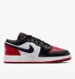 Кроссовки детские Air Jordan 1 Low Older White/Red 553560-161