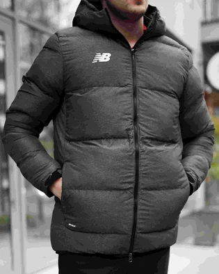 Пуховик чоловічий New Balance Team Base Black MJ031540BMR