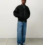 Бомбер мужской Stussy Flight Bomber Black 115837-0001