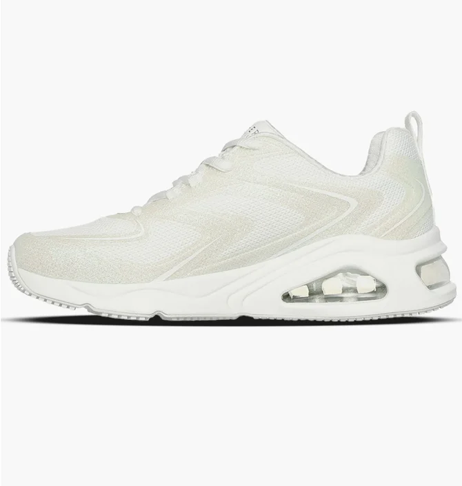 Кроссовки женские Skechers Tres-Air Uno - Glit-Airy White 177411-WHT