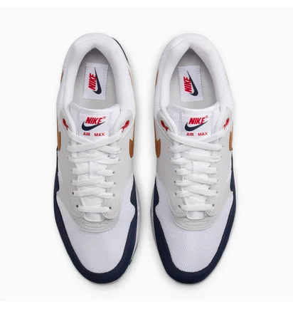 Кросівки чоловічі Nike Air Max 1 Olympics White/Grey HM9604-400