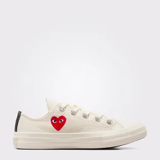 Кеди дитячі Converse X Comme Des Garçons Chuck 70 Low Single Heart White A08807C