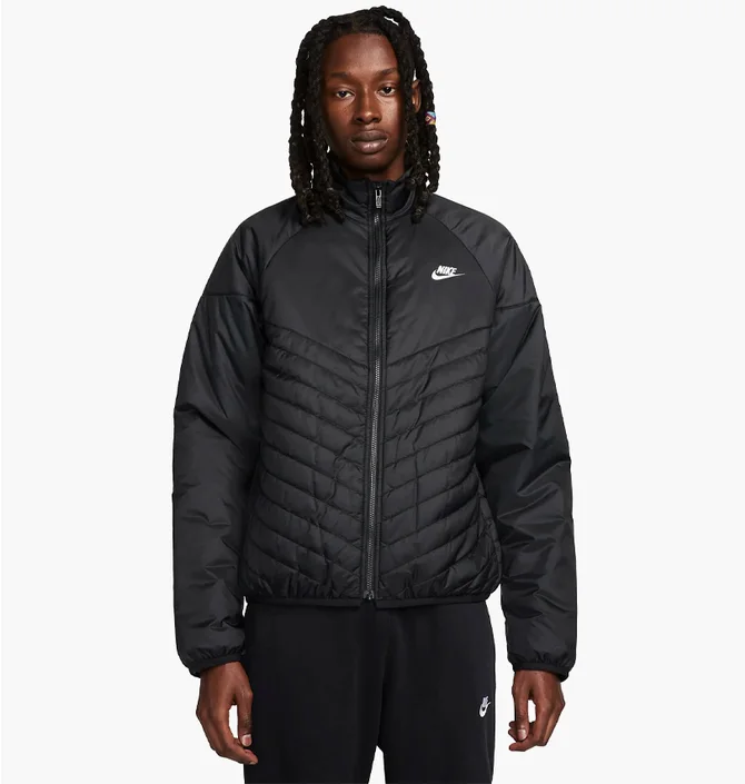Куртка чоловіча Nike Wr Tf Midweight Puffer Black FB8195-010