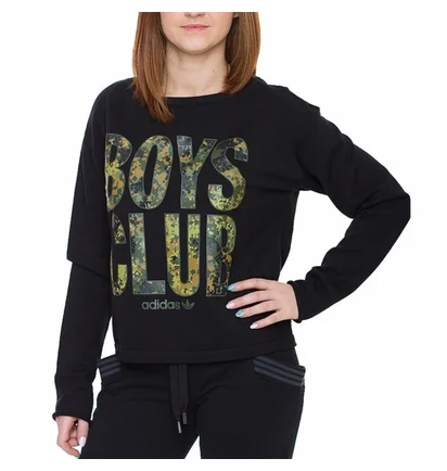 Свитшот женский Adidas Knit Sweat Black M30338
