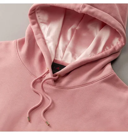 Спортивный костюм женский Air Jordan Flight Fleece Pullover Hoodie Pink FB5110-618__FD7224-618