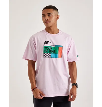 Футболка чоловіча Nike Tour De Nike Tee Pink HF7043-663
