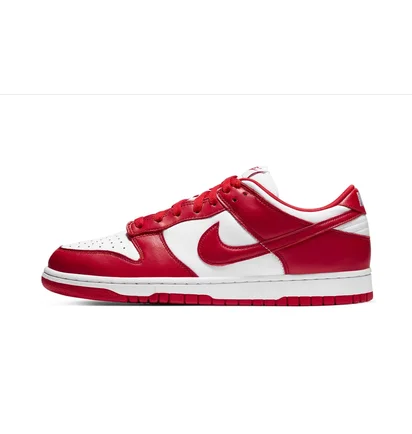 Кроссовки мужские Nike Dunk Low Retro Sp White/Red CU1727-100