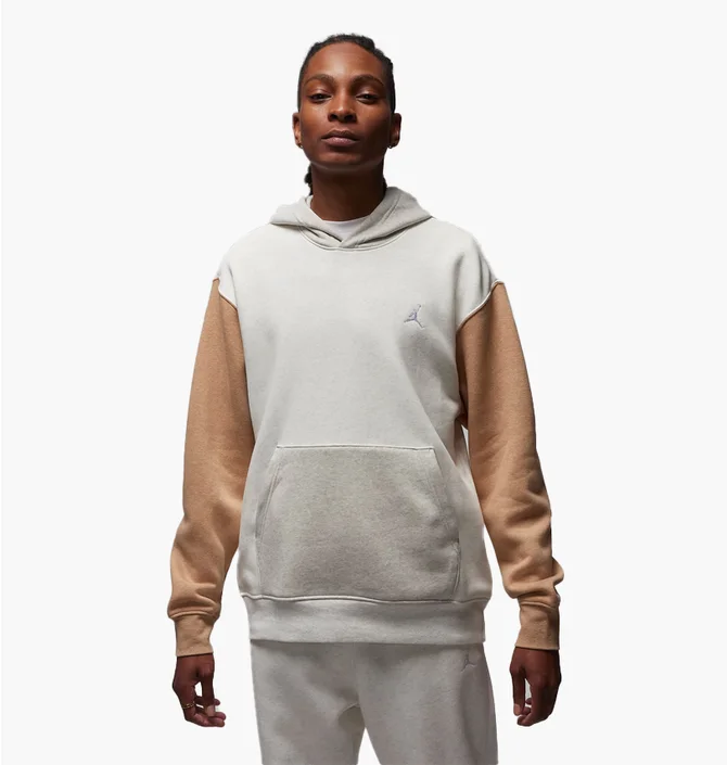 Худи мужское Air Jordan Essentials MenS Fleece Pullover Grey/Brown FJ7774-133
