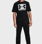 Футболка мужская Under armour Abc Camo Boxed Logo Ss Black 1361673-001