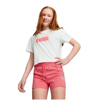 Шорты детские Puma Power High Waist Shorts Youth Pink 674364-63