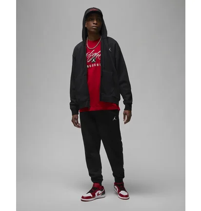 Женская толстовка Air Jordan Essentials MenS Full-Zip Fleece Hoodie Black FJ7771-010