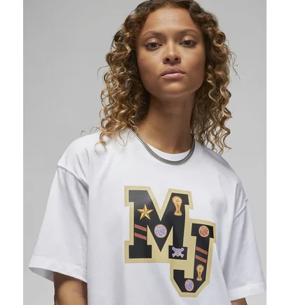 Футболка жіноча Air Jordan T-Shirt Girlfriend White FB5195-100