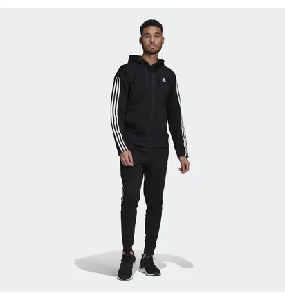 Спортивний костюм чоловічий Adidas Rib Tracksuit Black GM3827