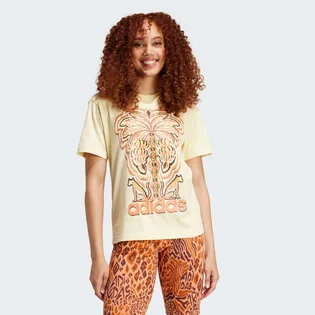 Футболка женская Adidas X Farm Rio Graphic T-Shirt Yellow IV9759